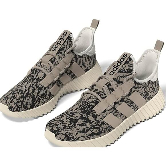 NWT Adidas Running Kaptir 3.0 Running Shoes Grey/Black/Chalk White-SZ 6.5 Men - Picture 2 of 7